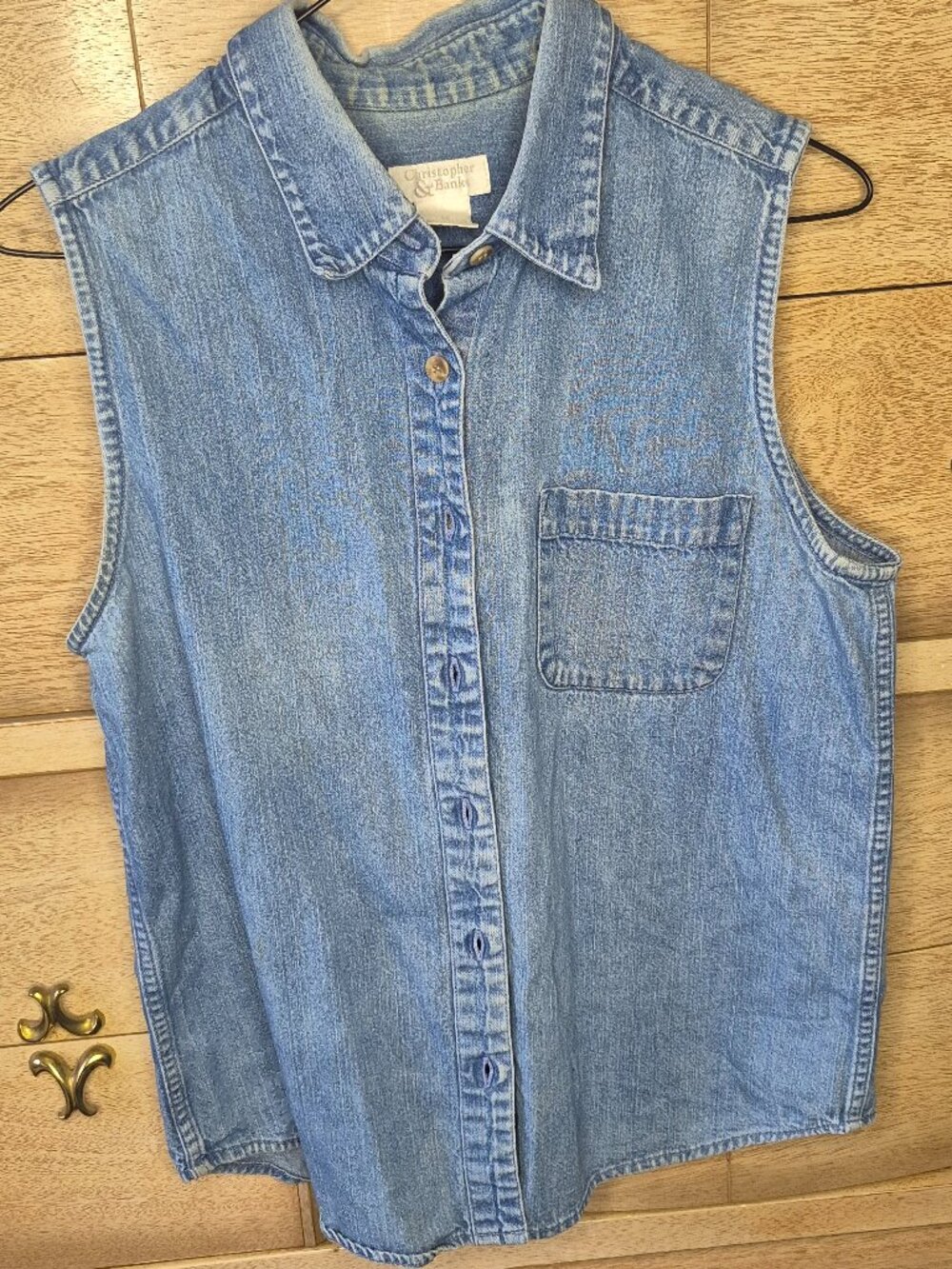 jean vest top